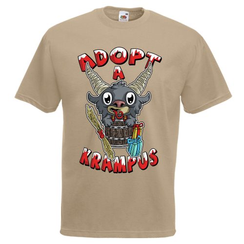 Adopt a Krampus - Karácsonyi Férfi Póló