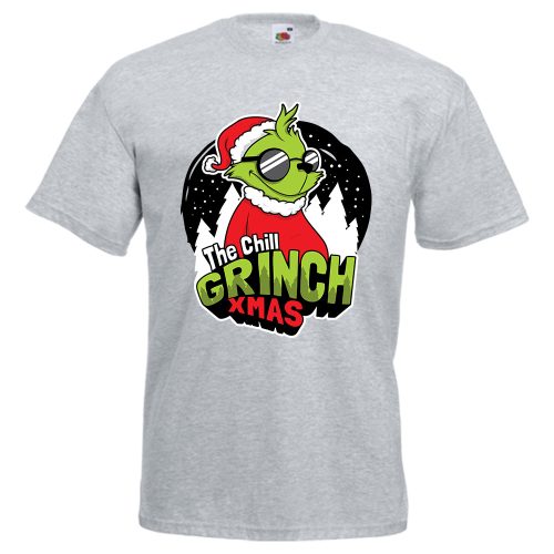 The chill grinch xmas - Karácsonyi Férfi Póló