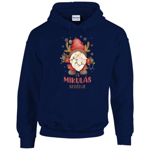 Mikulás segédje - Unisex Kapucnis Pulóver