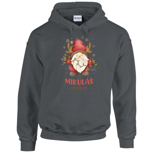 Mikulás segédje - Unisex Kapucnis Pulóver