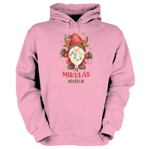 Mikulás segédje - Unisex Kapucnis Pulóver