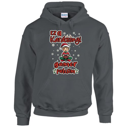 Ez a karácsonyi gamer pulcsim (fiú) - Unisex Kapucnis Pulóver