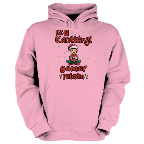 Ez a karácsonyi gamer pulcsim (fiú) - Unisex Kapucnis Pulóver