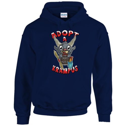 Adopt a Krampus - Unisex Kapucnis Pulóver