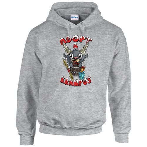 Adopt a Krampus - Unisex Kapucnis Pulóver