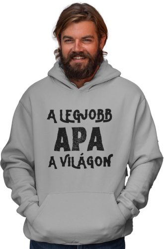 Legjobb apa a világon - Kapucnis Pulóver