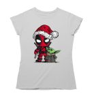Deadpool és Baby Yoda - Karácsonyi Női Póló