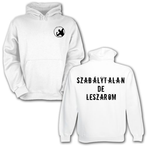 Szabálytalan De Leszarom - Unisex Kapucnis Pulcsi